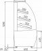 Хлебная витрина CARBOMA FLANDRIA LIGHT K70 N 0,9-2 открытая