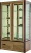 Кондитерская витрина CARBOMA R800C LATIUM (D4 VM 800-1), 2 дверцы, стеклянные полки