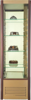 Кондитерская витрина CARBOMA R800C LATIUM (D4 VM 800-1), 4 дверцы, полки-решётки