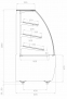 Хлебная витрина CARBOMA FLANDRIA 2 LIGHT K70 N 0,9-1 2.0