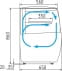Кондитерская витрина CARBOMA MINI ВХСв-0,9д FLANDRIA LIGHT (K70 VM 0,9-12)