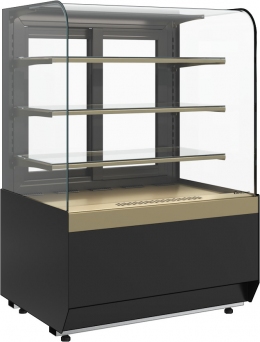 Кондитерская витрина CARBOMA RADIUS LIGHT KR70 VM 1,3-1